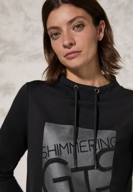 Shirt met print Black