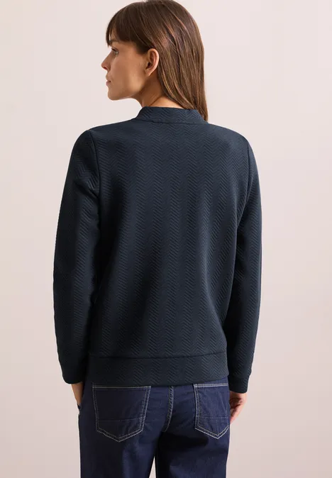 Strukturjacke universal blue