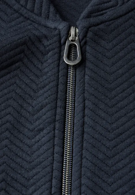 Strukturjacke universal blue