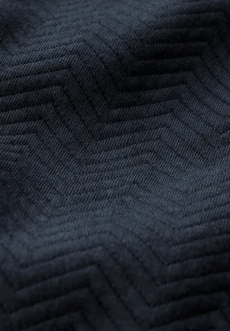 Strukturjacke universal blue