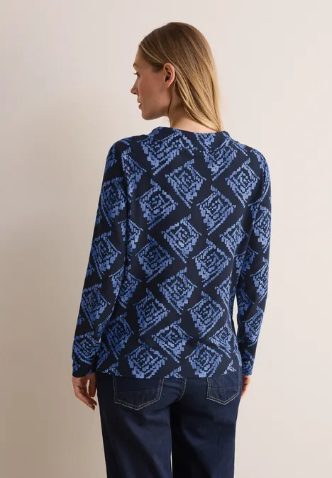 Bedrucktes Shirt universal blue