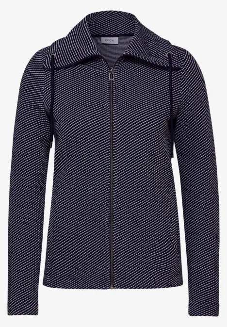 Two-Tone Ottoman Jacke universal blue