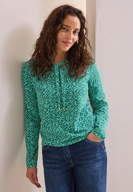Shirt im Tunika-Look sea green
