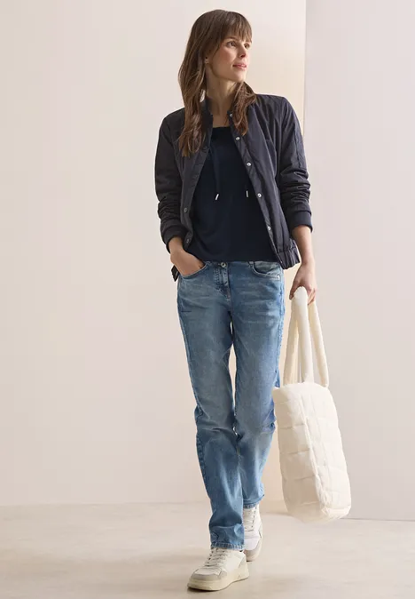 Shirt im Tunika-Look universal blue