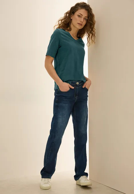 Basic V-Neck T-Shirt green lagoon Basic V-Neck T-Shirt green lagoon