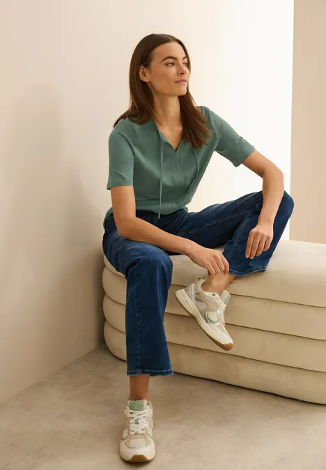 T-Shirt im Tunika-Look balmy khaki