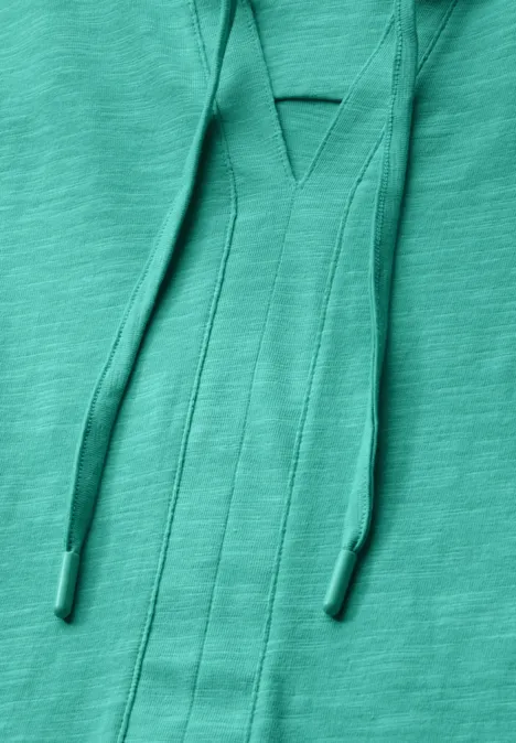T-Shirt im Tunika-Look agave green