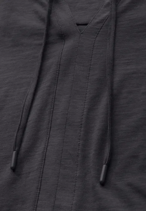 T-Shirt im Tunika-Look grey stone