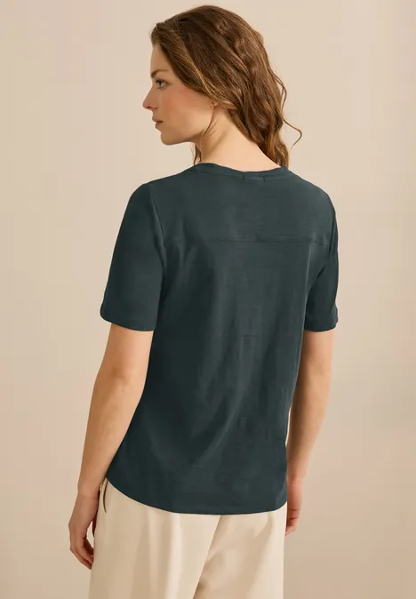 T-Shirt im Tunika-Look slate khaki