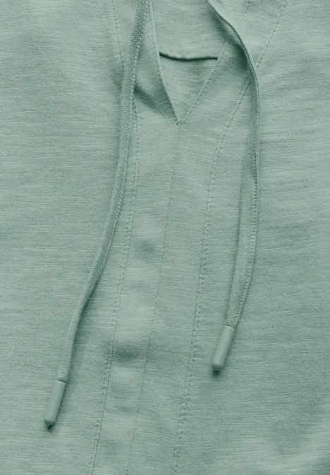 Shirt in tuniek-look matcha green