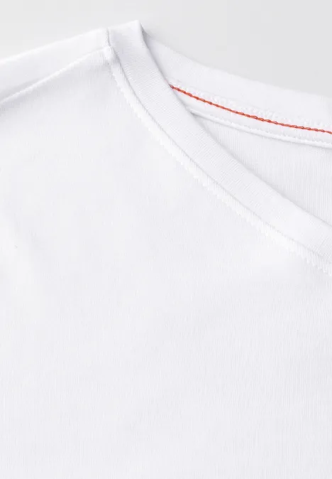 Basic V-Neck Shirt White