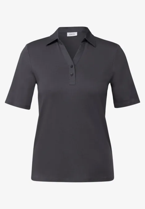 Poloshirt grey stone