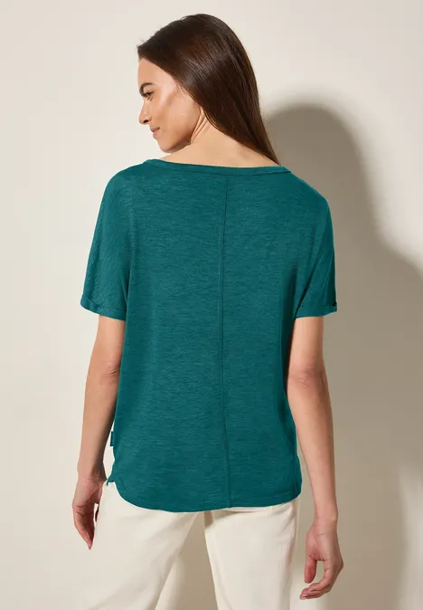 T-Shirt mit grafischem Print green lagoon
