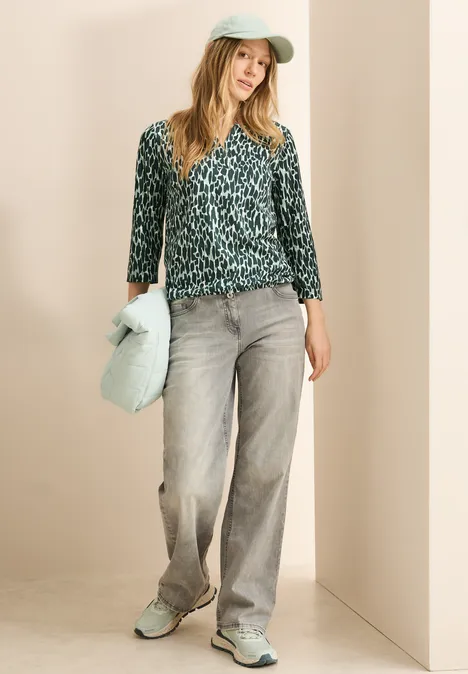 Bedrucktes Shirt slate khaki