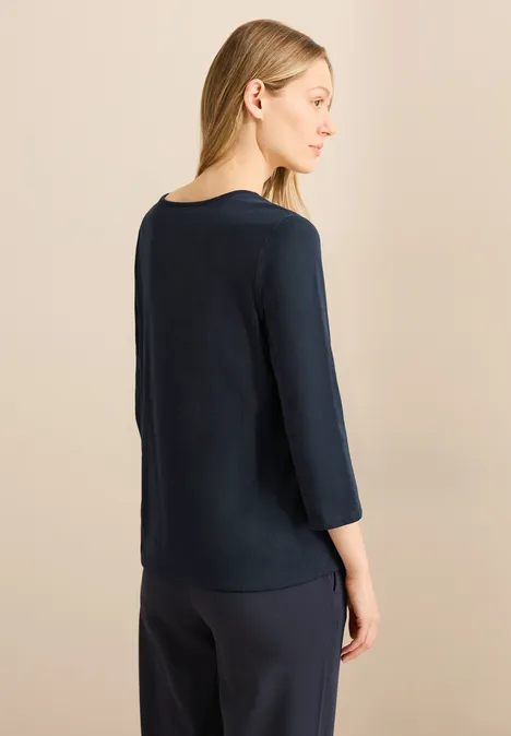 Shirt im Tunika-Look universal blue