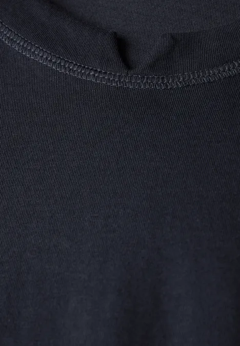 Jersey Shirt im Tunika-Look universal blue