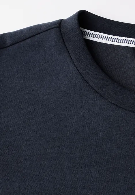 Shirt mit Rundhals universal blue
