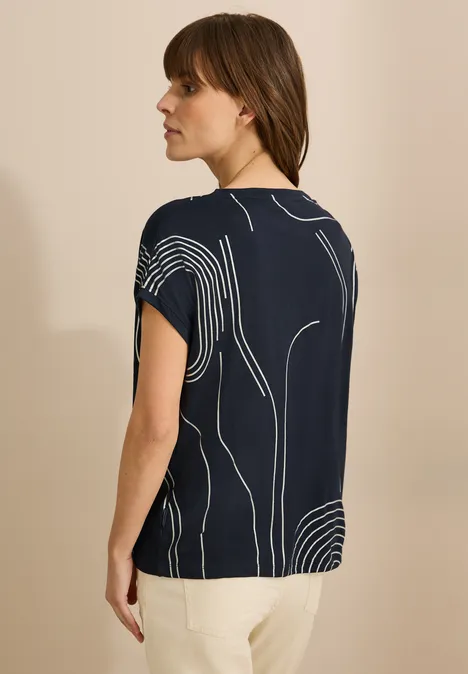Shirt mit Print universal blue