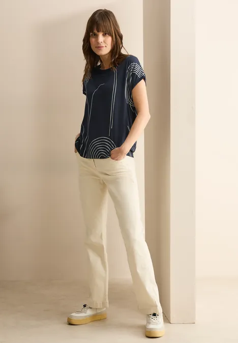 Shirt mit Print universal blue