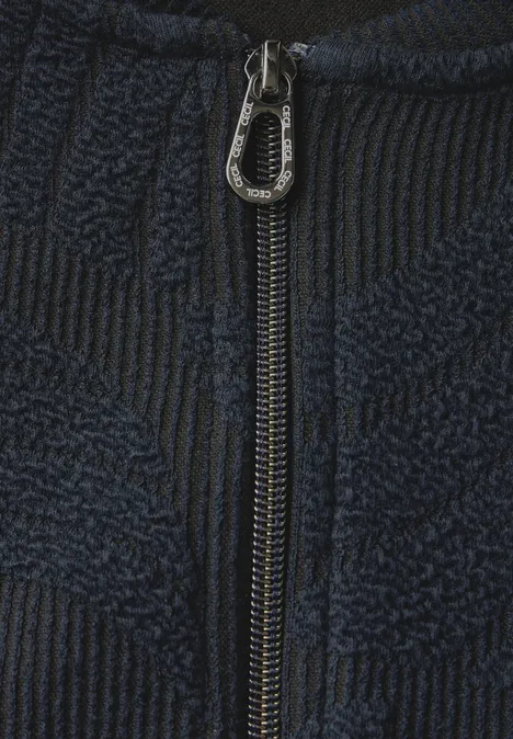 Jacquard Jacke universal blue