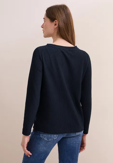Strukturshirt universal blue