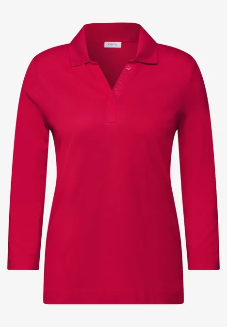 Piqué Poloshirt granita red