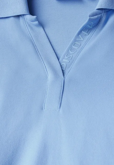 Piqué Poloshirt fresh light blue