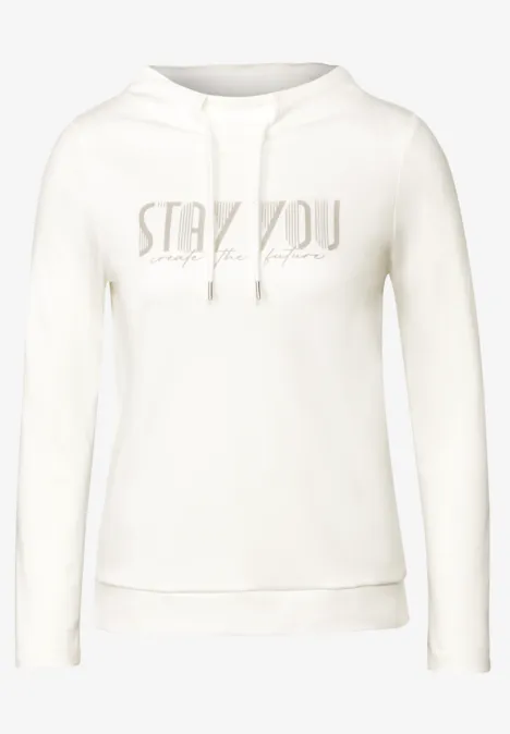 Shirt mit Wording vanilla white