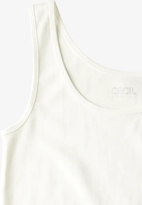 Basic Top vanilla white