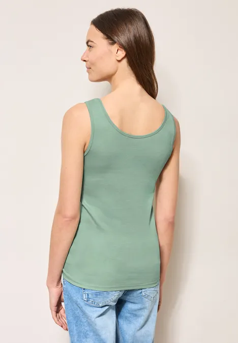 Basic Top matcha green