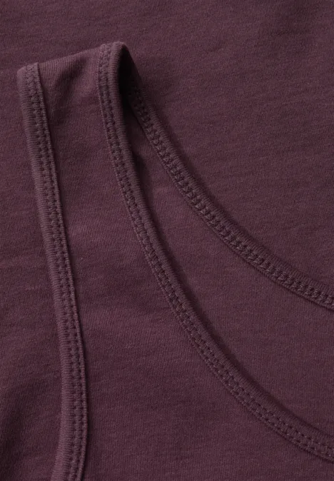 Top de base mulberry red