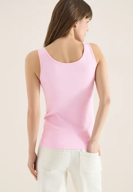 Basic Top mit Rundhals aus Baumwolle light blush rose Basic Top mit Rundhals aus Baumwolle light blush rose