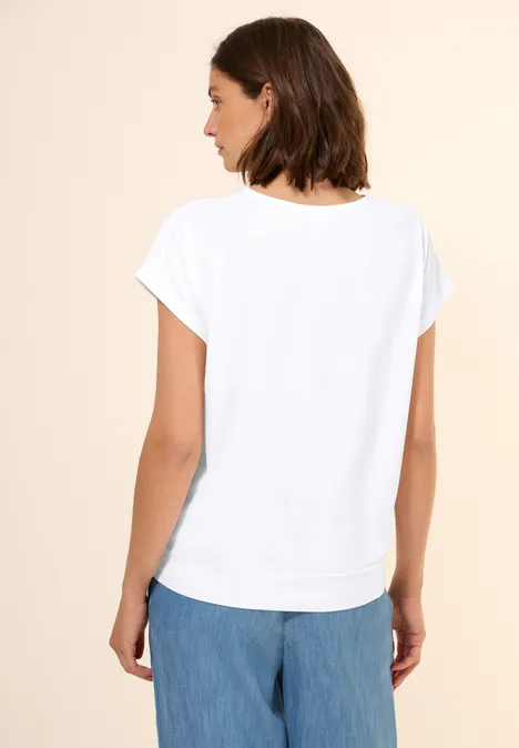 V-Neck T-Shirt White