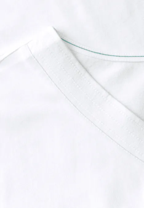 V-Neck T-Shirt White
