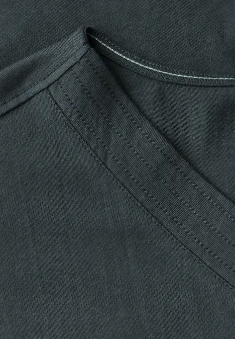 V-Neck T-Shirt slate khaki