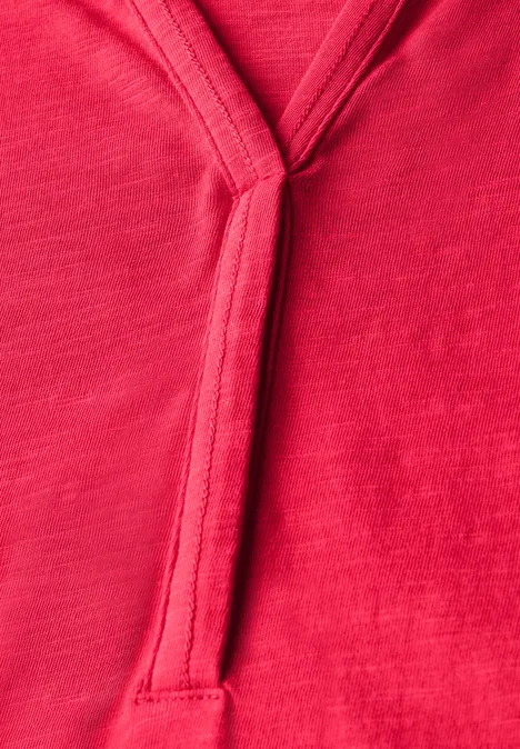 T-Shirt im Tunika-Look glazed apple red