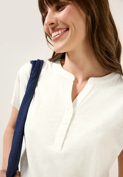 Shirt im Tunika-Look vanilla white