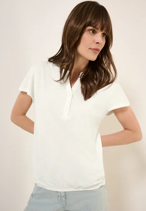 Shirt im Tunika-Look vanilla white