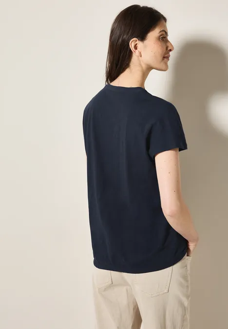 Shirt im Tunika-Look universal blue