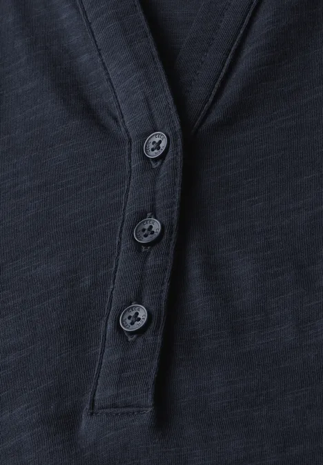Shirt im Tunika-Look universal blue
