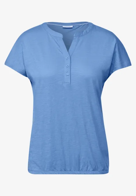 Shirt im Tunika-Look aster blue
