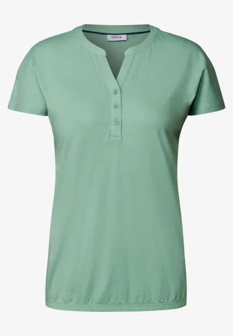 Shirt im Tunika-Look matcha green