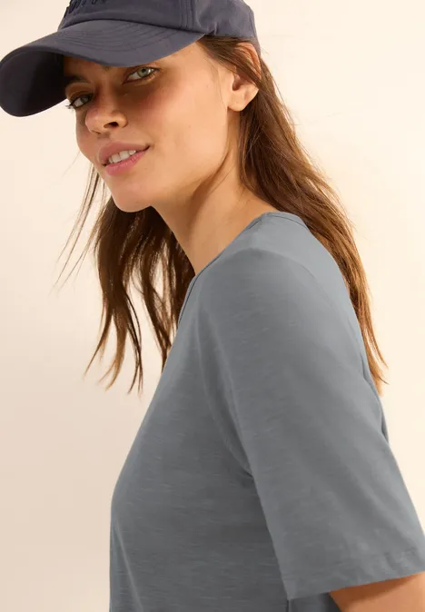 Basic T-Shirt graphite light grey