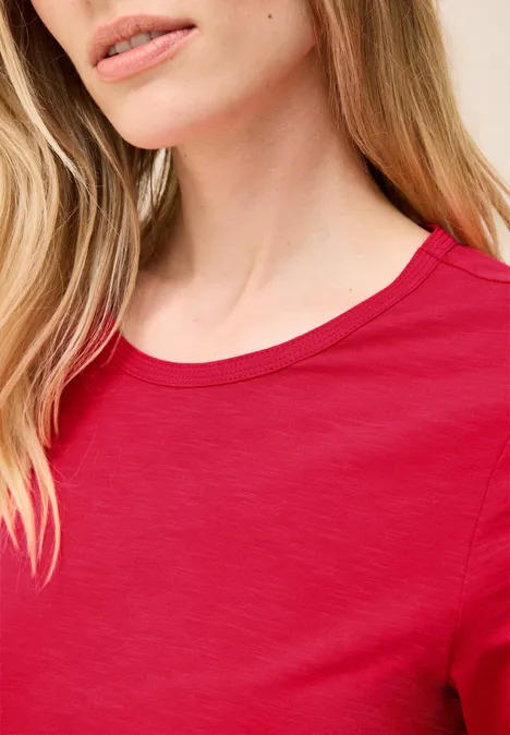 Basic Shirt glazed apple red