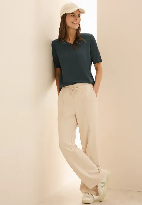 T-Shirt im Tunika-Look slate khaki