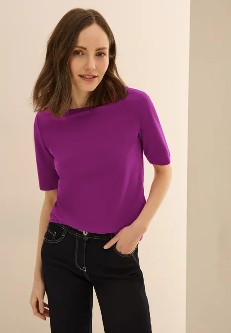 Basic T-Shirt anemone pink