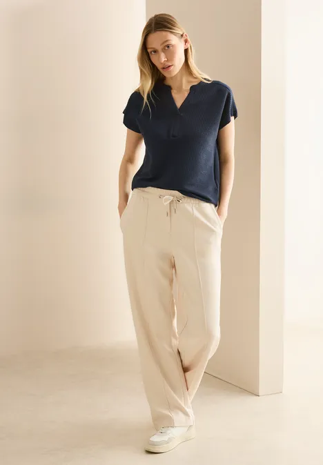 T-Shirt im Tunika-Look universal blue