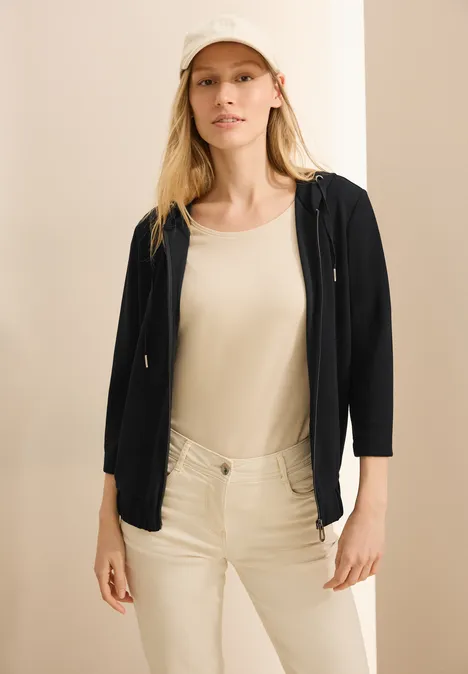 Kapuzenjacke Black