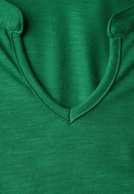 T-Shirt im Tunika-Look garden green