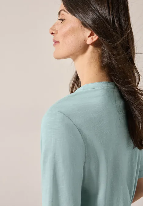 T-Shirt im Tunika-Look cool salvia green